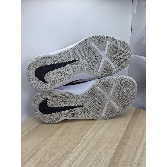 Nike Team Hustle D 10 (GS) CW6735‑002 Black/White/Photon Dust/Gold Womens 8.5 - Picture 8 of 9